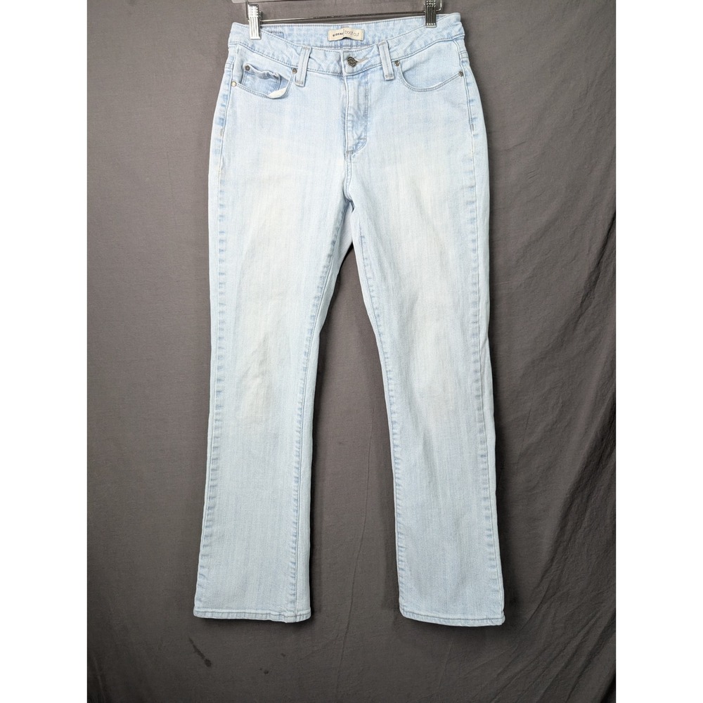 Riders by Lee Women Light Wash Bootcut Jeans Size 6M Blue Stretch Denim 7438